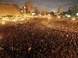 صورة لميدان التحرير في قلب القاهرة - مصر 
